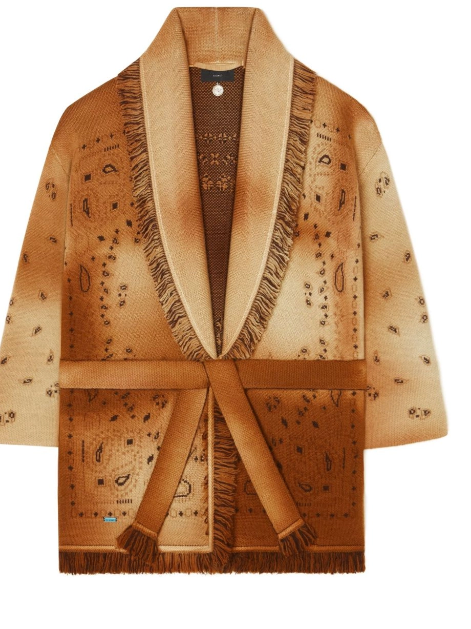 Cheap Alanui virgin-wool Hues cardigan Desert The Women Of 0416